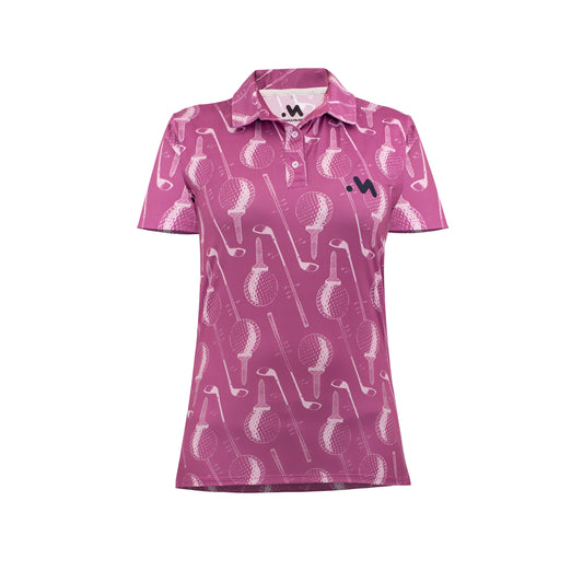 T-shirt Polo Tee y Palo Golf  Mujer