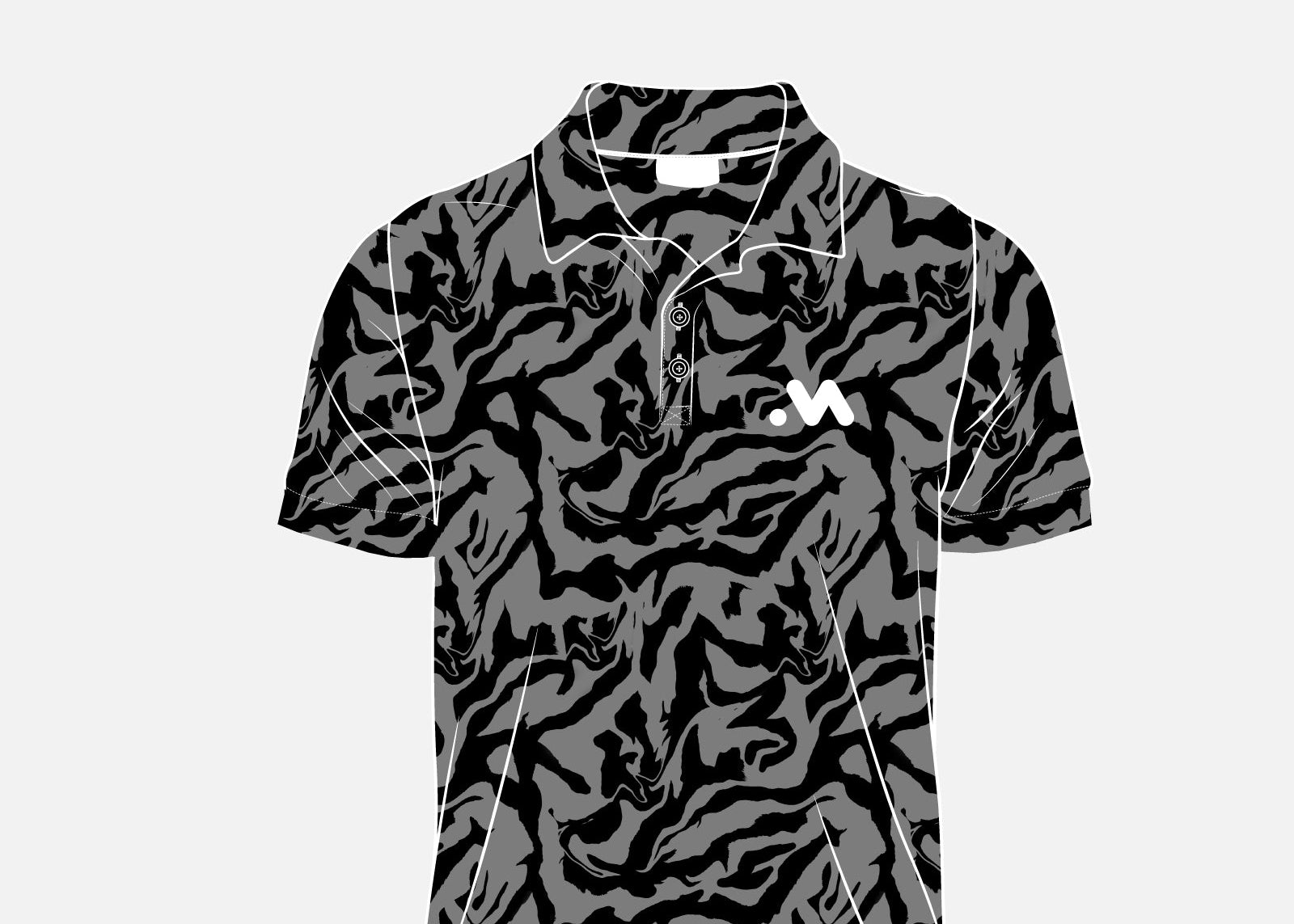 T-shirt Polo Camuflado Hombre