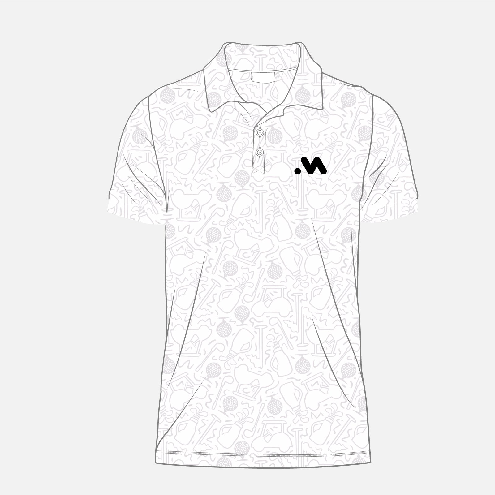 T-shirt Polo Golf Hombre